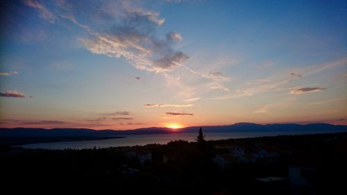 Sonnenuntergang vom Balkon Sonnenuntergang vom Balkon