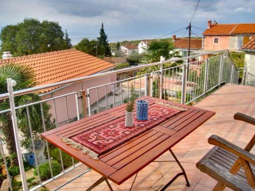 Blick vom Balkon