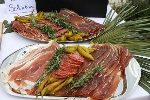 Schinkenplatte
