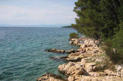 krk strand malinska haludovo