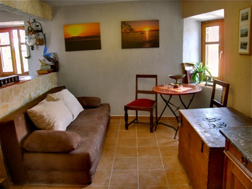 Appartment Peppone Wohnzimmer