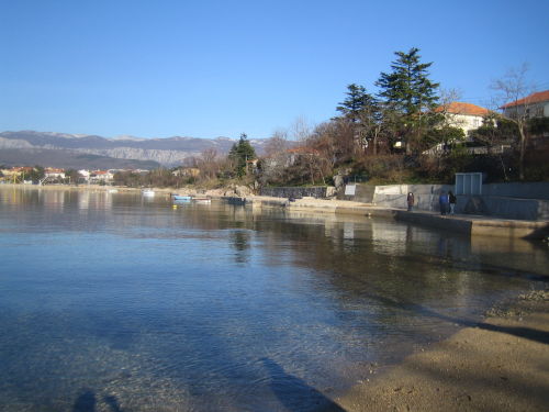 Kroatien Insel Krk Silo - Blick auf die Promenade