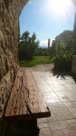 <p>Eingang Porthos (EG) mit Blick zum Garten</p>