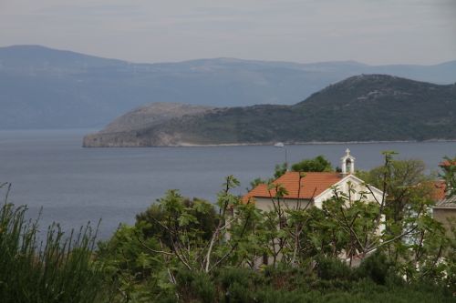 Ausblick von Vrbnik aufs Festland