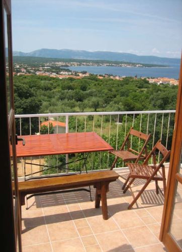 270 Grad Meerblick vom Don Camillo Balkon - Blick auf Cres