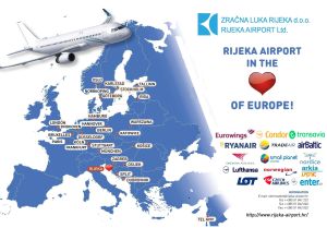 Flughafen Rijeka auf der Insel Krk - Ziele 2019