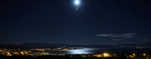 Silvester 2014 / 2015 - Mond Ã¼ber der Kvarner Bucht von Dennis