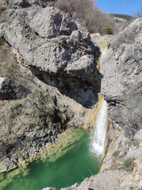 Wasserfall vor Baska