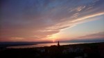 <p>toller Sonnenuntergang vom Balkon</p>