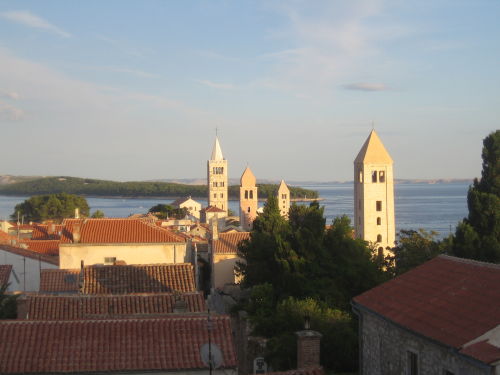 Kroatien Insel Rab Stadt Rab 4 TÃ¼rme