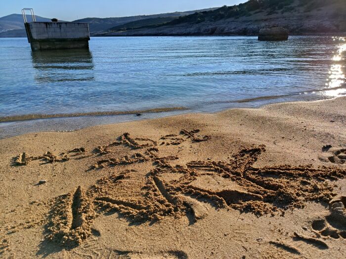 Herbst auf Krk - Strand Sveti Marak bei Risika