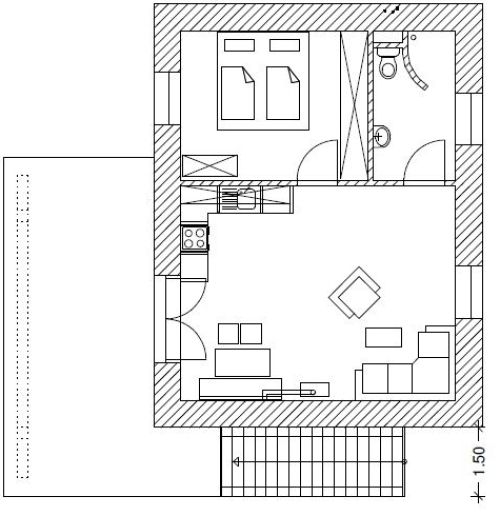 Grundriss Kamen im Erdgeschoss