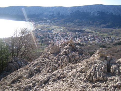 Blick auf Baška