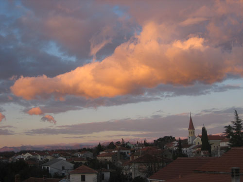 Blick vom Turm auf Sveti Vid