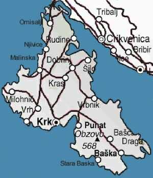 Insel Krk in Kroatien